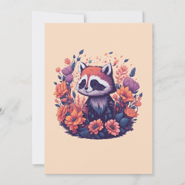 Invitación Arte de Raccoon Lovers (Anverso)