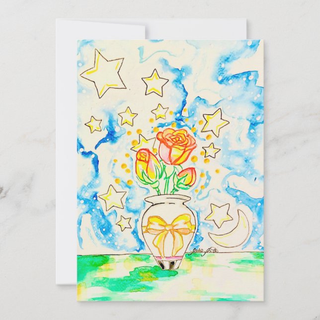 Invitación Arte de Rosas (Anverso)