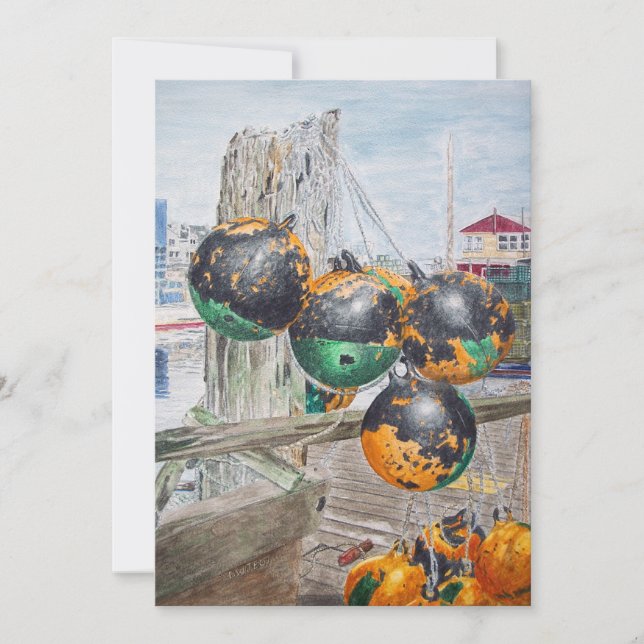 Invitación Arte de topes de muelle (Anverso)
