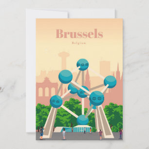 Invitación Arte de viaje a Bruselas