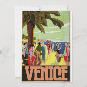 Invitación Arte de Viajes de Venecia