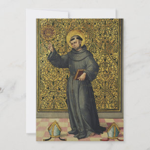 Invitación Arte del Renacimiento de San Bernardino de Siena