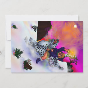 Invitación Arte del sueño de invierno de la luz de esperanza 