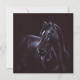 Invitación Arte equino pintado a mano