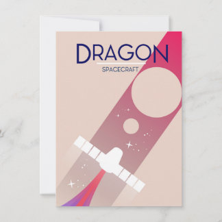 Invitación Arte espacial de la estación espacial Skylab