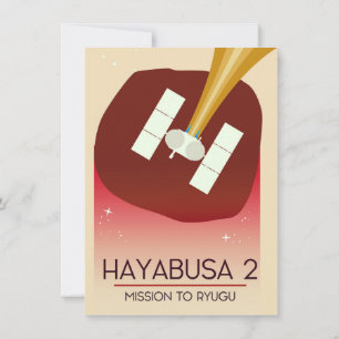 Invitación Arte espacial de la misión Hayabusa 2