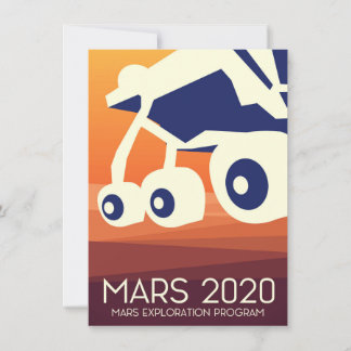 Invitación Arte espacial del rover Mars 2020