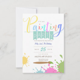 Invitación Arte | Fiesta de dolor