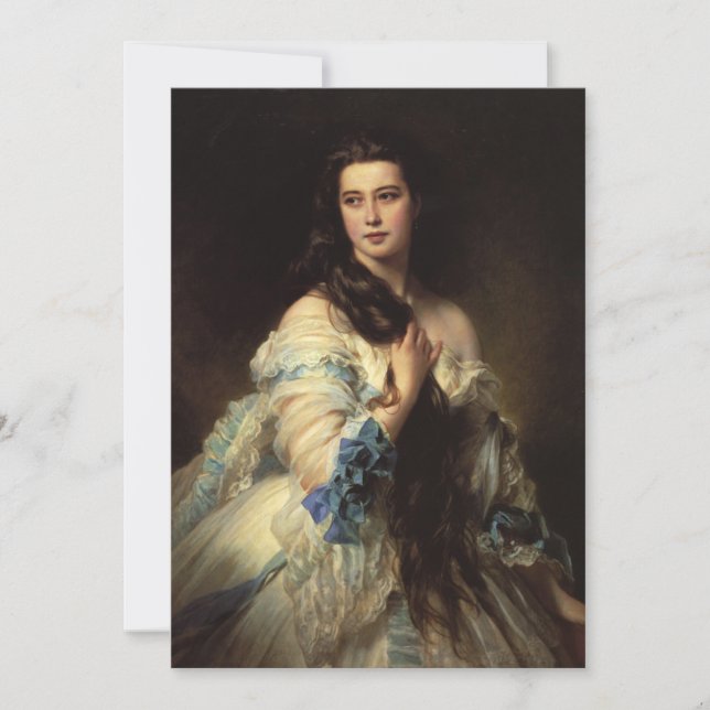 Invitación arte fino madame barbe de rimsky (Anverso)