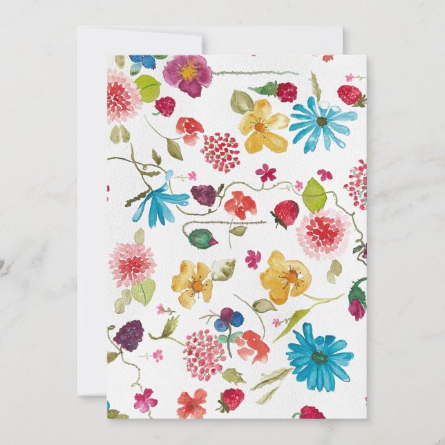 Invitación Arte floral (Anverso)