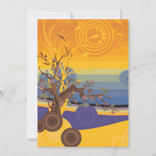 Invitación Arte Golden Sunset