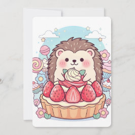 Invitación Arte kawaii lindo