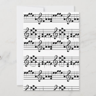 Invitación Arte musical de garabatos