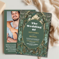 Arte Nouveau Floral Vintage Fotografía Boda