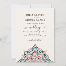 Arte nuevo floral árabe Arco Mandala Boda