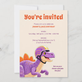 Invitación Arte Pintado con Hilo | Cumpleaños de Edad Persona