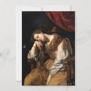 Invitación Artemisia Gentileschi - María Magdalena arrepentid