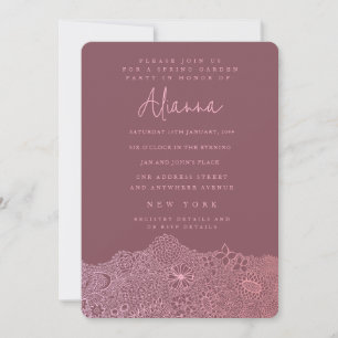 Invitación Artista de la Escena de Jardín Único