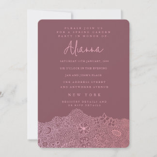 Invitación Artista de la Escena de Jardín Único