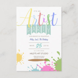 Invitación Artista | Fiesta de dolor