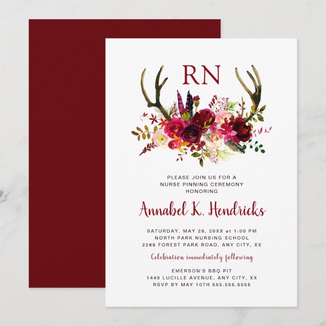 Invitación Artistas RN ceremonia de puño / fiesta de celebrac (Anverso / Reverso)