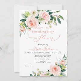 Invitación ArtsApp H2 Rubor Roses rosas rosas duchas de novia