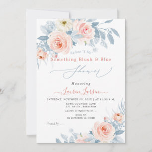 Invitación ArtsApp H2 Rubor Roses rosas rosas duchas de novia