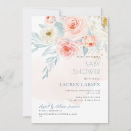 Invitación ArtsApp H2 Rubor Roses rosas rosas rosadas y un fo