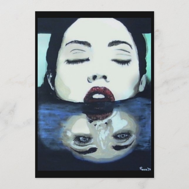 Invitación ‘As Above, So Below’ Painting on a Small-Scale Pri (Anverso)