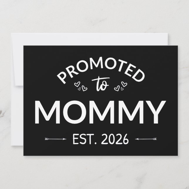 Invitación Ascendida a Mamá Est. 2026 II (Anverso)