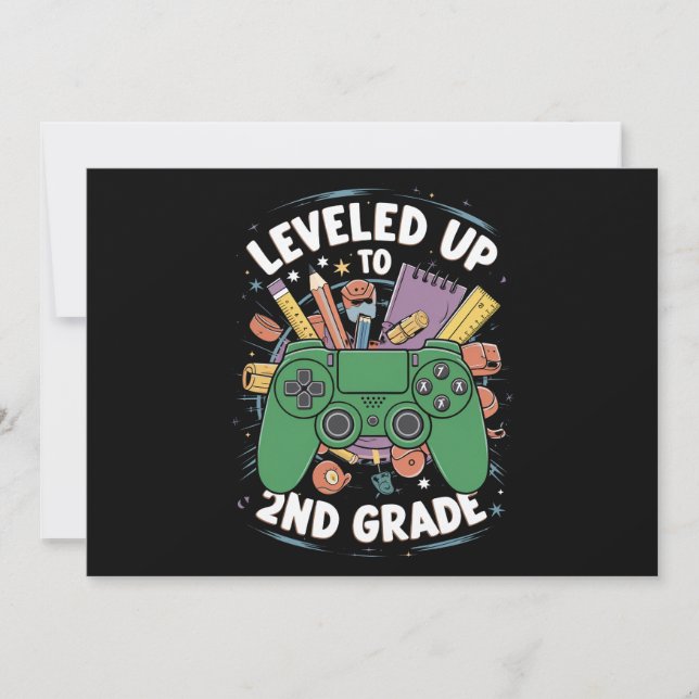 Invitación Ascendido a Jugador de 2do Grado Regreso a Clases (Anverso)