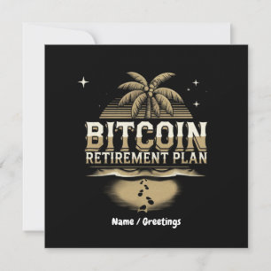 Invitación Asegurar su futuro con un plan de retiro de Bitcoi