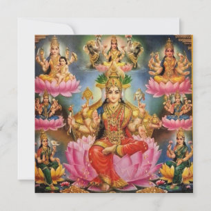 Invitación Ashtalakshmi - Ocho formas de Lakshmi