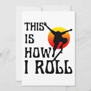 Invitación Así es como rollo