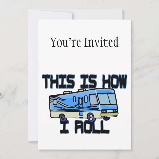 Invitación Así es como rollo RV (Anverso)