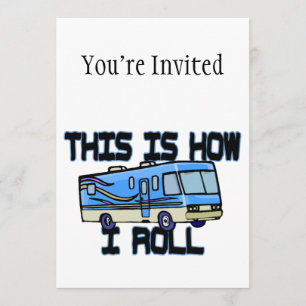 Invitación Así es como rollo RV