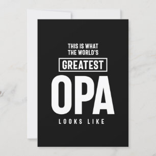 Invitación Así es como se ve la Opa más grande del mundo