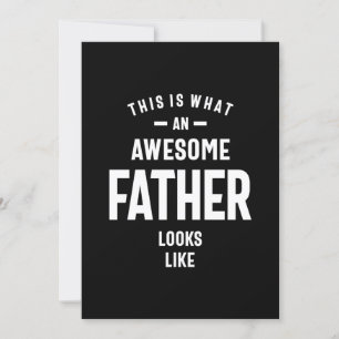 Invitación Así es como se ve un padre maravilloso