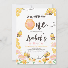 Invitación Así que dulce de ser un cumpleaños