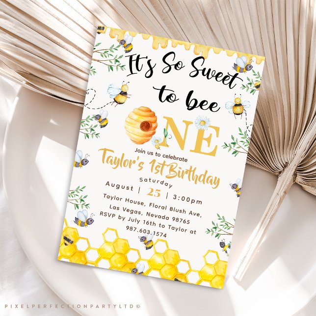 Invitación Así Que Dulce Ser Invitado Por Un Cumpleaños (Subido por el creador)