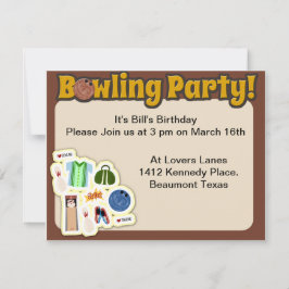 Invitación Así que el momento del Fiesta de los bolos
