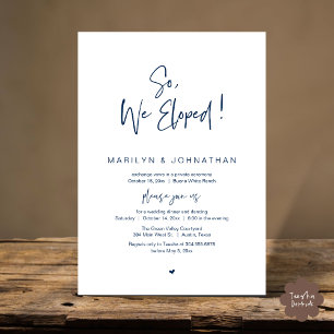Invitación Así Que, Nosotros Elegimos, La Cena Moderna Boda E