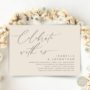 Invitación Así Que, Nosotros Elegimos, Romántico Fiesta De Ce