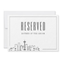 Asiento especial reservado | Boda de Seattle