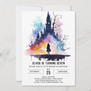 Invitación Asistente para alambradas de mano moderna Cumpleañ