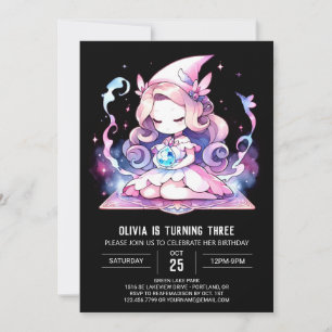 Invitación Asistente para Chicas caprichosos Cumpleaños