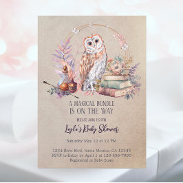 Invitación Asistente para Chicas mágicos Baby Shower