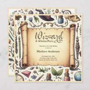 Invitación Asistente para cosecha atestigua a Gorras de varas