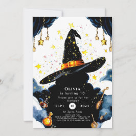 Invitación Asistente para pasteles de niños encantados Cumple