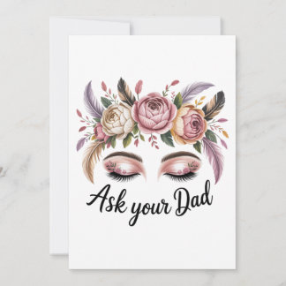 Invitación Ask Your Dad